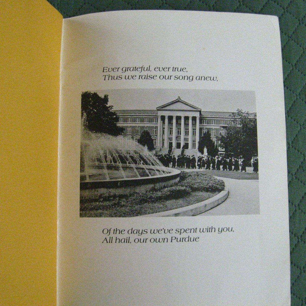 Purdue University 1985 Commencement Program - image 8